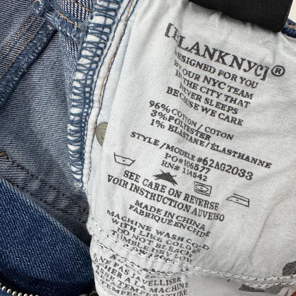 BlankNYC Women’s Size 28 Blue Denim The Vandam Hi Rise Kick Flare Cropped Jeans - Picture 7 of 11